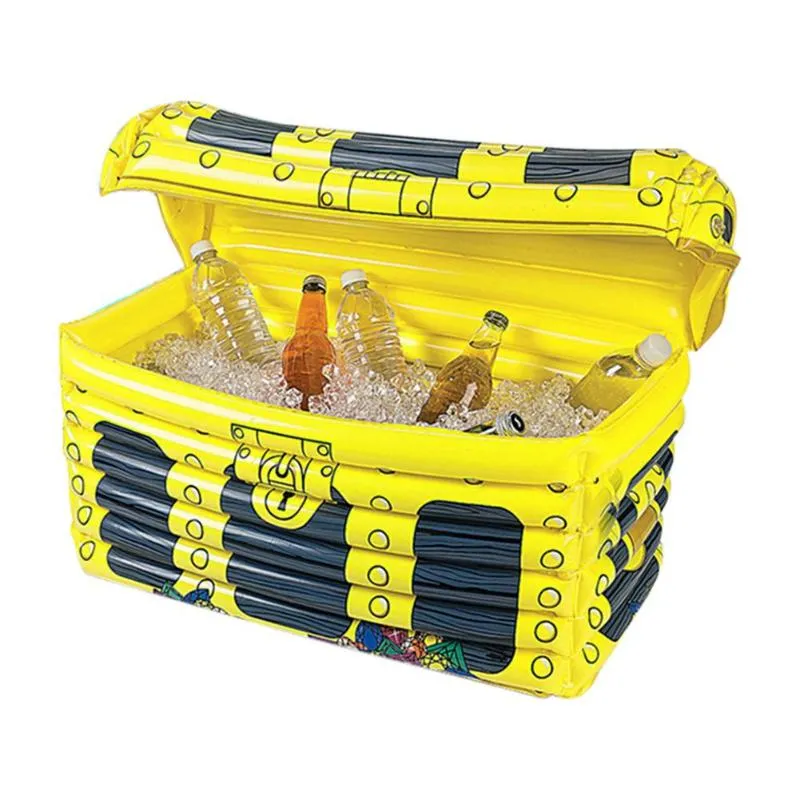 Ice Buckets And Coolers Inflatable Container Pool Bucket Drink Cooler Serving Bar Tray Holder