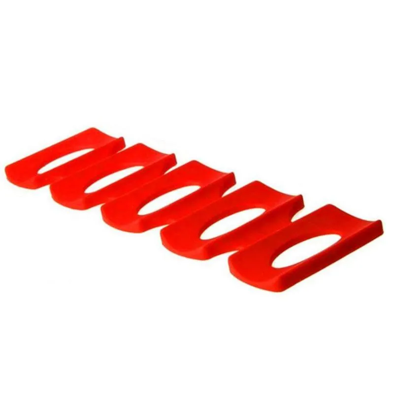 Ordenadamente Mats Pads Red Beer Mat alta qualidade durável Silicone novidade Can Wine Bottle Rack de armazenamento de empilhamento # 10