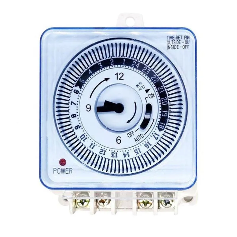 Timers Mechanical Timer Time Switch Industrial Wiring 230V 50Hz 16A Timing Panel Wall Supplies