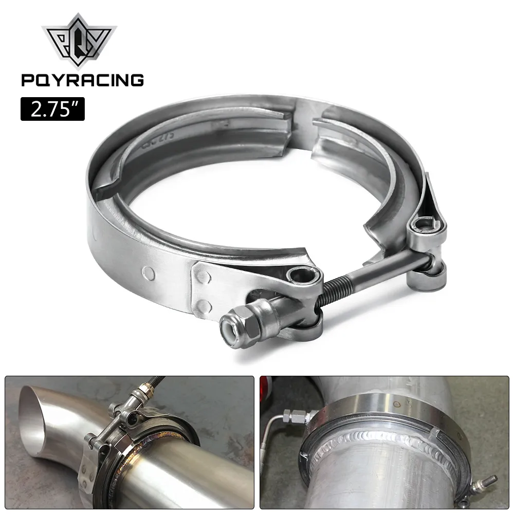 PQY - 2.75 "الفولاذ المقاوم للصدأ 304 فولت الفرقة المشبك توربو / intercooler / downpipe / down الأنابيب / خرطوم PQY-VCN275