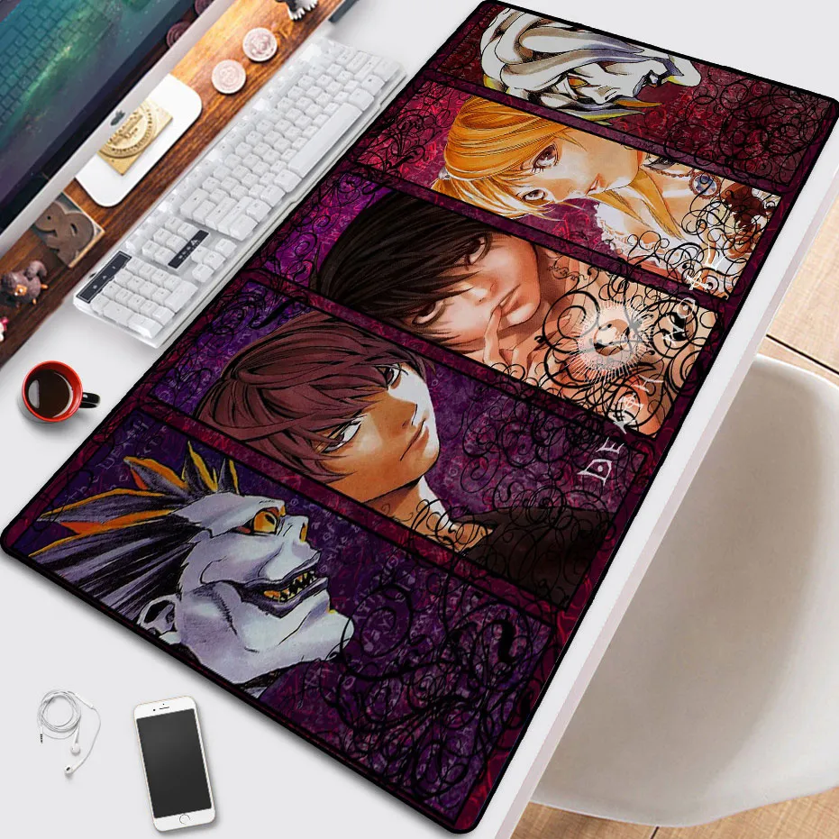Death Note Mouse Anime Death Note XXL Gaming Mouse Pad - Large Desk Mat for Keyboard ...