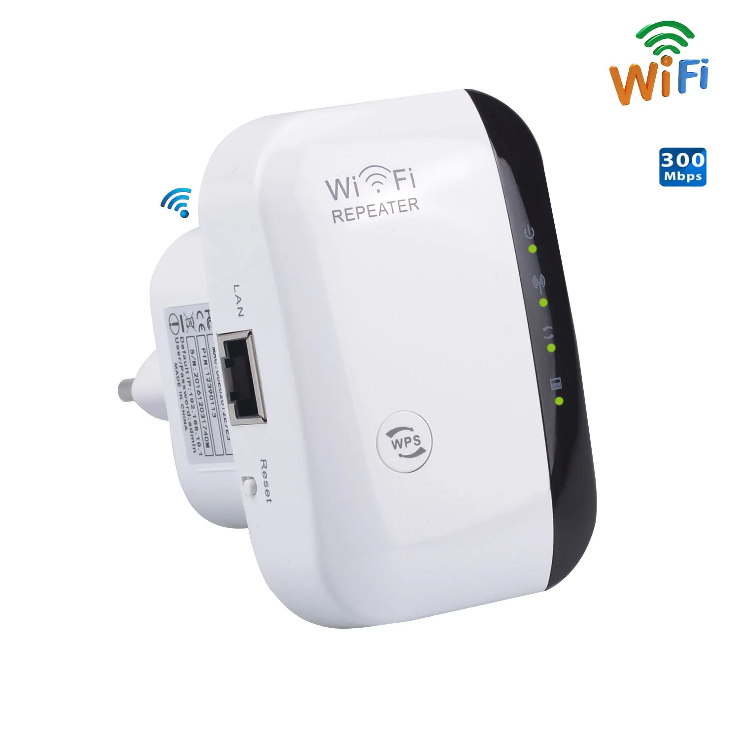 Wifi Repeater 802.11n/b/g Netzwerk Wireless Router 300Mbps Range Expander Signal Verstärker Repetidor