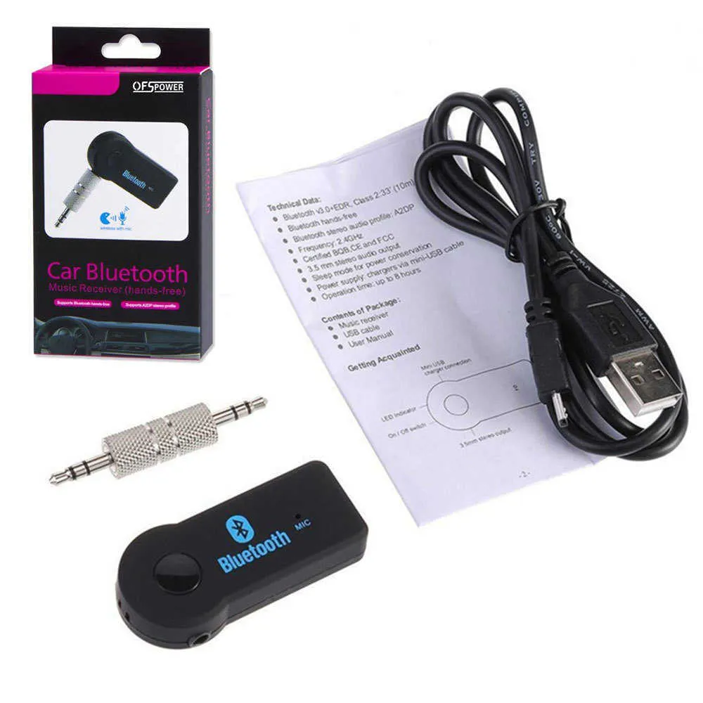 Auto Handfree Wireless 3,5 mm Aux Audio Auto Bluetooth Edup v 3.0 FM Sender Stereo Musik Empfänger A2dp Multimedia Receiver Adapter Auto Auto