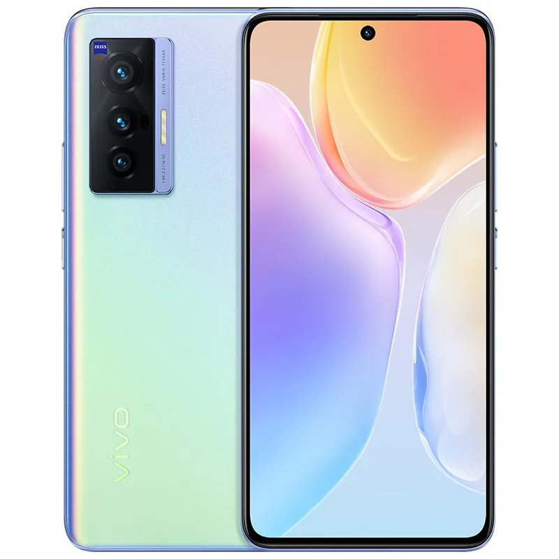 Original Vivo X70 5G Téléphone mobile 8GB RAM 128GB 256GB ROM MTK Dimension 1200 OCTA CORE 40MP NFC NFC Android 6.56 pouces AMOLED PLEIN SUR PLUFIGHT ID VISAGE SMART CELLIP TÉLÉPHONE