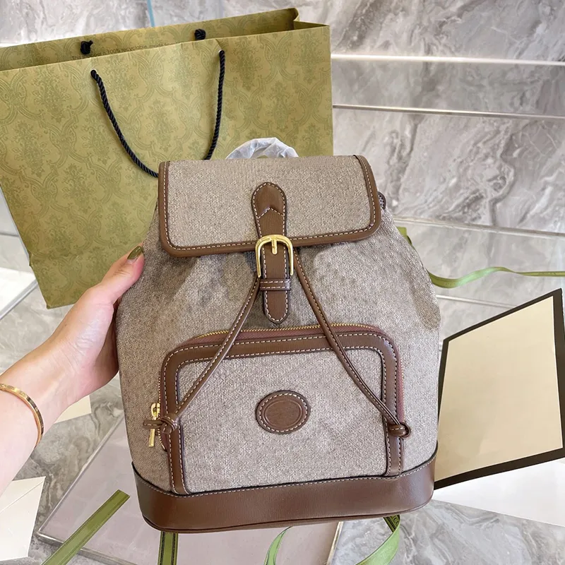 Mode Backpack Designer Woman Backpacks Luxe klassieke lettertas unisex reistassen