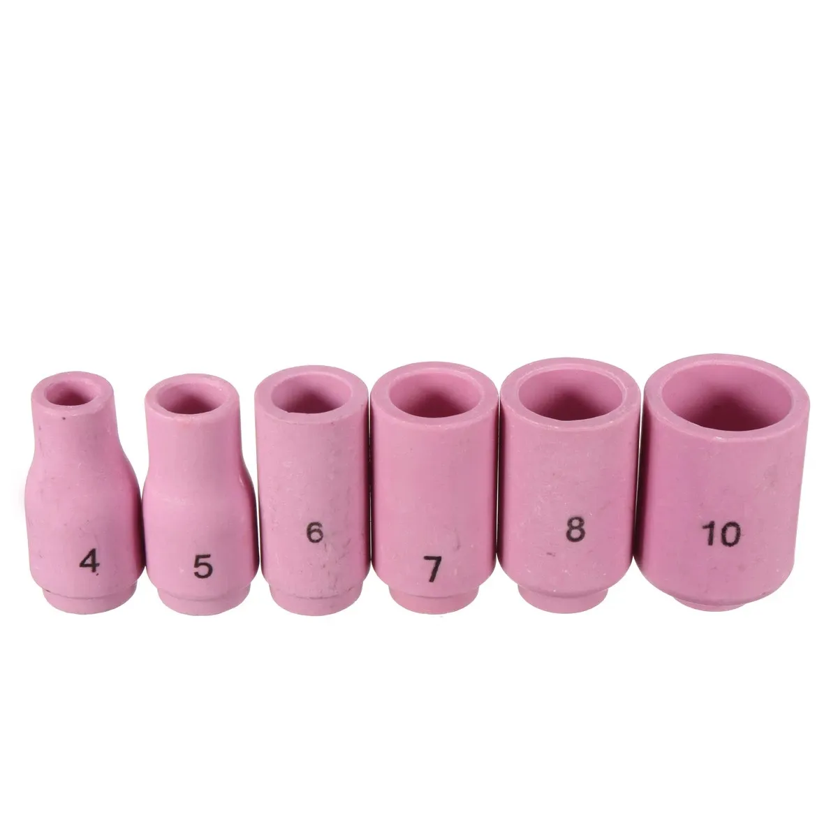 RIVERWELD TIG Alumina Nozzles Lijkwade Keramische Schild Cup 10N46 8# D12.5 x 47mm Fit SR WP 17 18 26 TIG Lastoorts 10pk