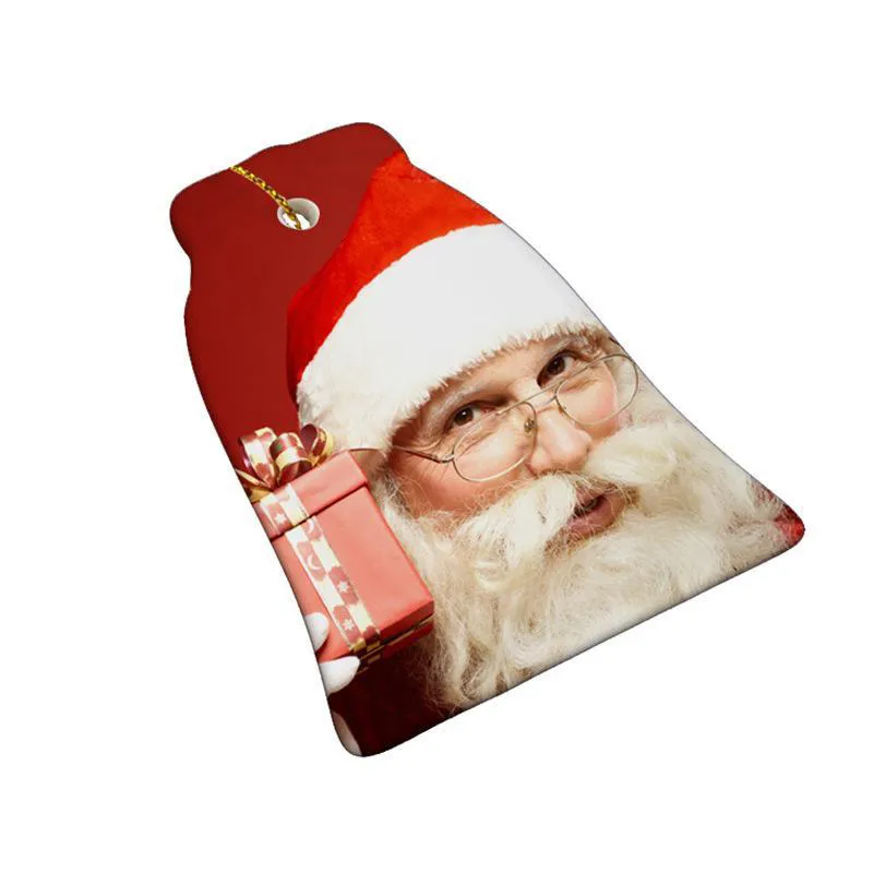 Kreativitet DIY Sublimation Blank Keramiska Hängsmycke Julprydnader Värmeöverföring Utskrift Keramik Ornament 6 Stilar