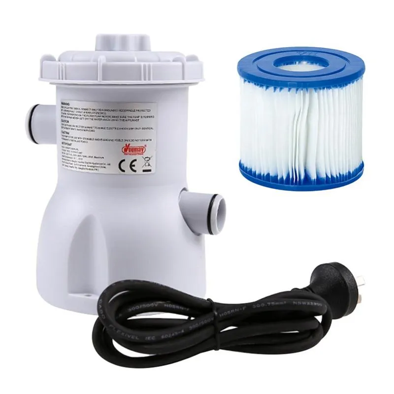 Pool & Accessories Eu Plug Swimming Filter Pump Cleaner 220V Circulation Siphon Principle Purifier Replace268G