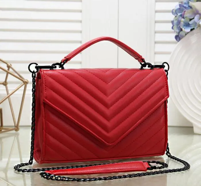 free new womens high quality handbags purses shoulder bagS beautiful small chain bag striped european style