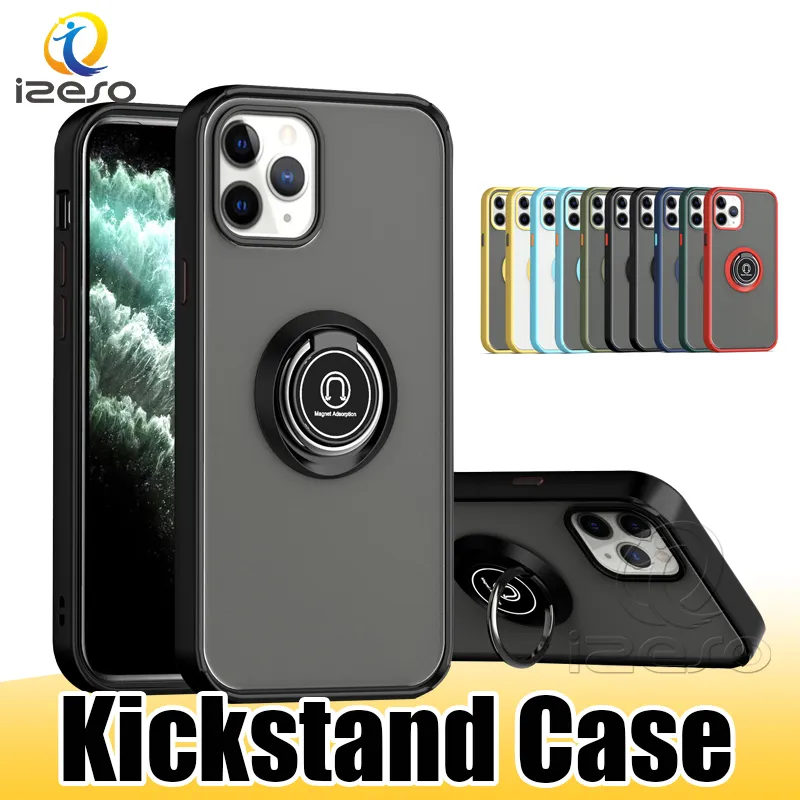 حالات هاتف Armor Rushed Armor Caseproof Kickstand Cover for iPhone 14 Plus 13 Pro Max 12 11 XR XS Samsung S23 Ultra Case with Retail Package Izeso