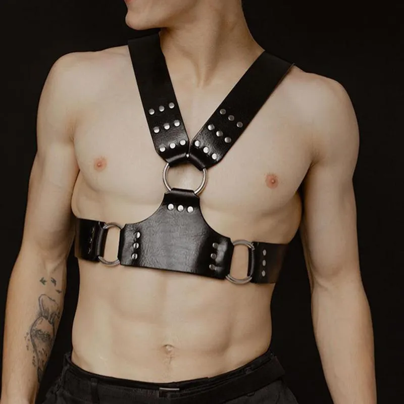 1 Pieza De Arnés Corporal Para El Pecho Para Hombre, Disfraces De Bondage  Sexy Con Hebilla Ajustable