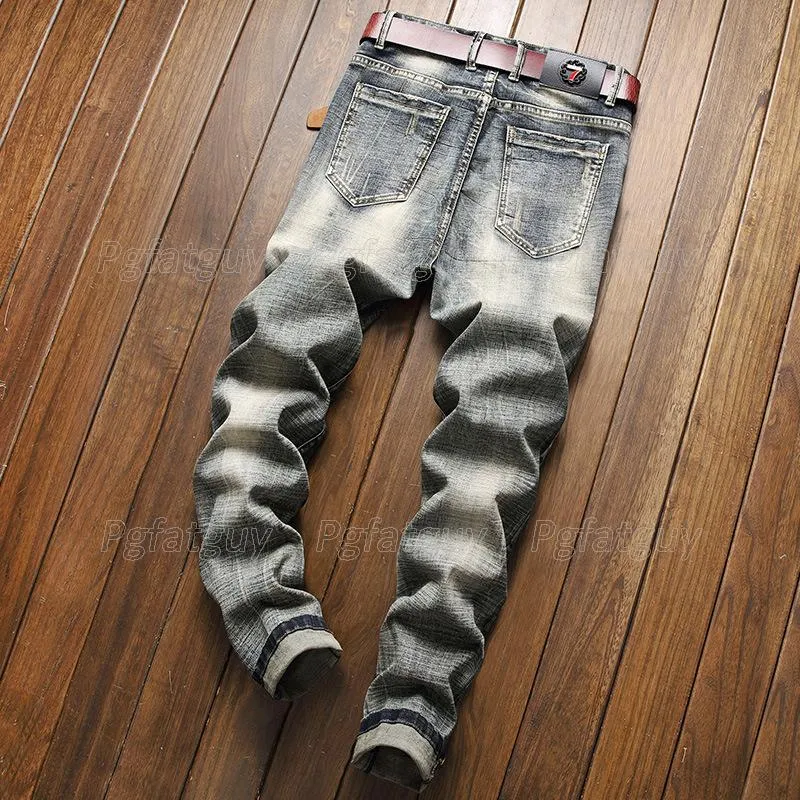 工場直送 ヨーロッパとアメリカンスタイルスリム刺繍入りフェニックスレトロブルージーンズメンズパンツファッションビジネスカジュアルストレッチズボン 純正クーポン Kyc Industriasdao Com 工場直送 ヨーロッパとアメリカンスタイルスリム刺繍入りフェニックスレトロブルージーンズメンズパンツファッションビジネスカジュアルストレッチズボン 純正クーポン Kyc Industriasdao Com