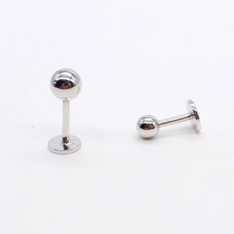 16g Lip Ring Labret Piercing Ball Plain 316L Steel Moda Body Piercing Biżuteria 100 sztuk / partia 2mm 2mm 2.5mm 3mm 4mm Ear Tragus Pin Kobiety 662 Q2