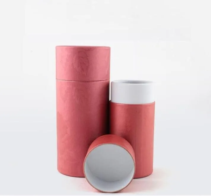 10mlエッセンシャルオイルボトルクラフト紙包装段ボールチューブジュエリー/化粧品/ギフトパッキングボックス