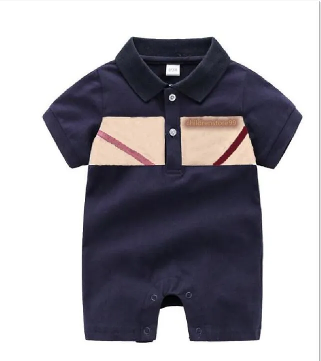 ベビー服のロンパースコットン半袖夏の女の子男の子ジャンプスーツ幼児幼児0-18ヶ月