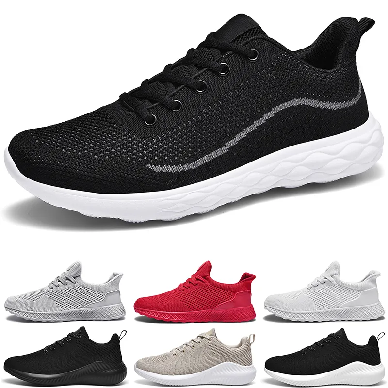Mannen Running Schoenen Mesh Sneaker Ademend Outdoor Black White Designer Tennis Schoen Calzado Deportivo Para Hombre Grootte 39-46