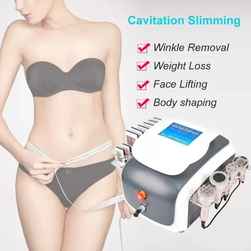 VANSAILE ULTRASONIC LIPOSURUTION CAVITATION SLANT MASKIN Kraftfull gör att hela kroppen bantar och skönhet,