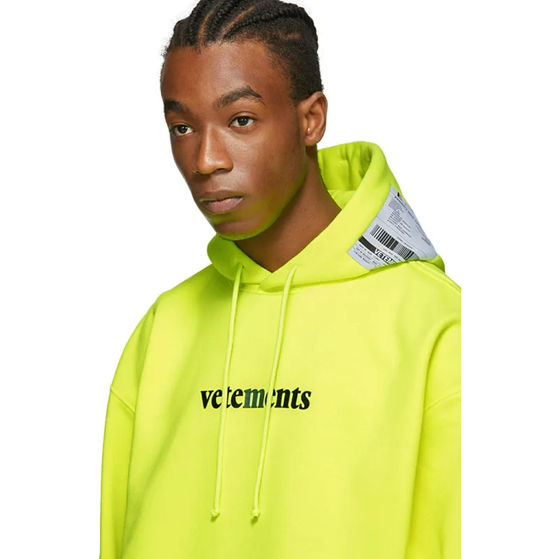 High Street Embroidered Vetements Vetements Hoodie Loose Fit, 1:1 Scale,  Best Quality Vtm Pullover Hoody With Big Tag Patch For Men And Women From  Buydhgatett, $34.62