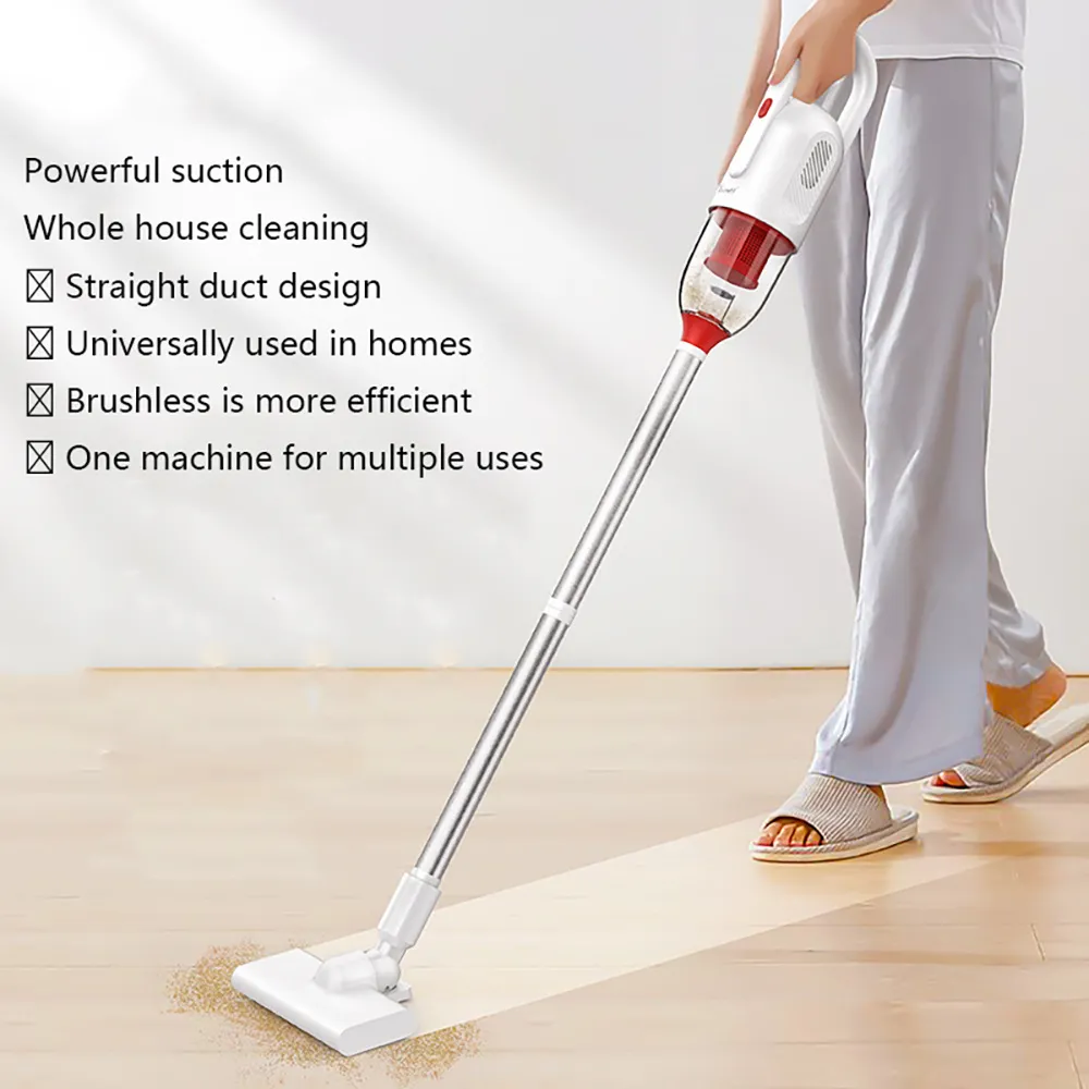 Oubao Hand-Push Vacuum Cleaner Huishoudelijke oplaadbare Sweeper Elektrische Mop Nat en droog Op voorraad