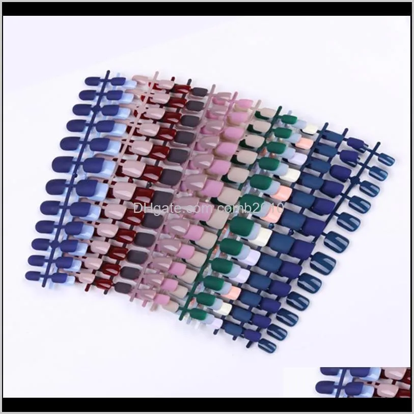 24pcs reusable false nail artificial tips full cover for decorated stiletto with design press on nails art fake extension tips 0120