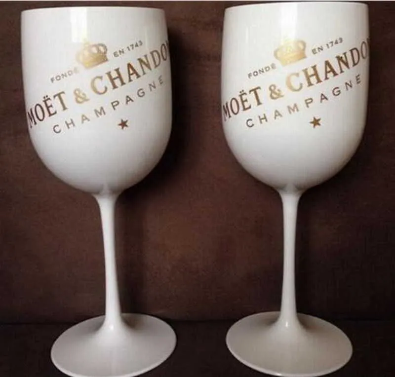 Vino in plastica PARTY Bicchiere da champagne bianco MOET vino moet Bicchiere T200216