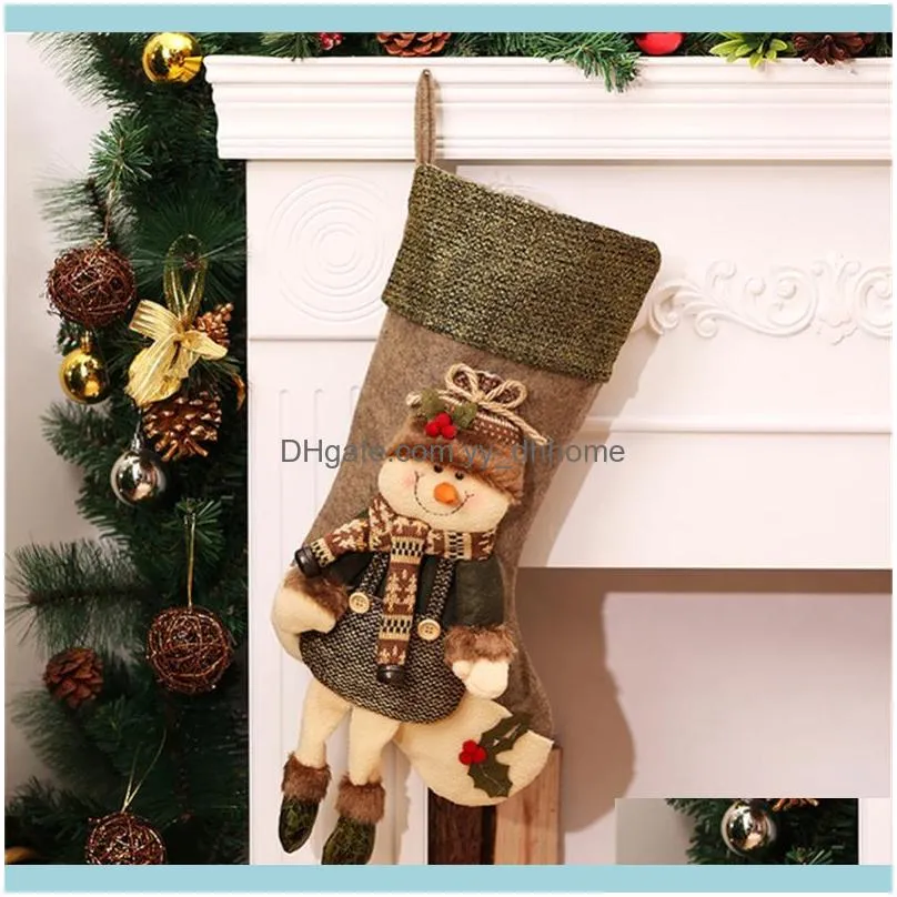 Santa Claus Snowman Christmas Decorations For Home Navidad Santa Sacks New Year Natal Pendant Ornaments Xmas Tree Decoration1