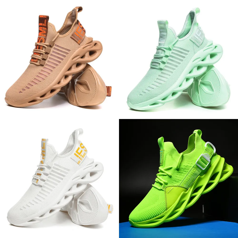 Scarpe da tennis da sneakers a maglia verde economiche uomo traspirante scarpe sportive leggero morbido maschio maschio maschio unisex da uomo
