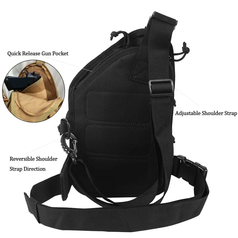 Sling bag with waist strap deals