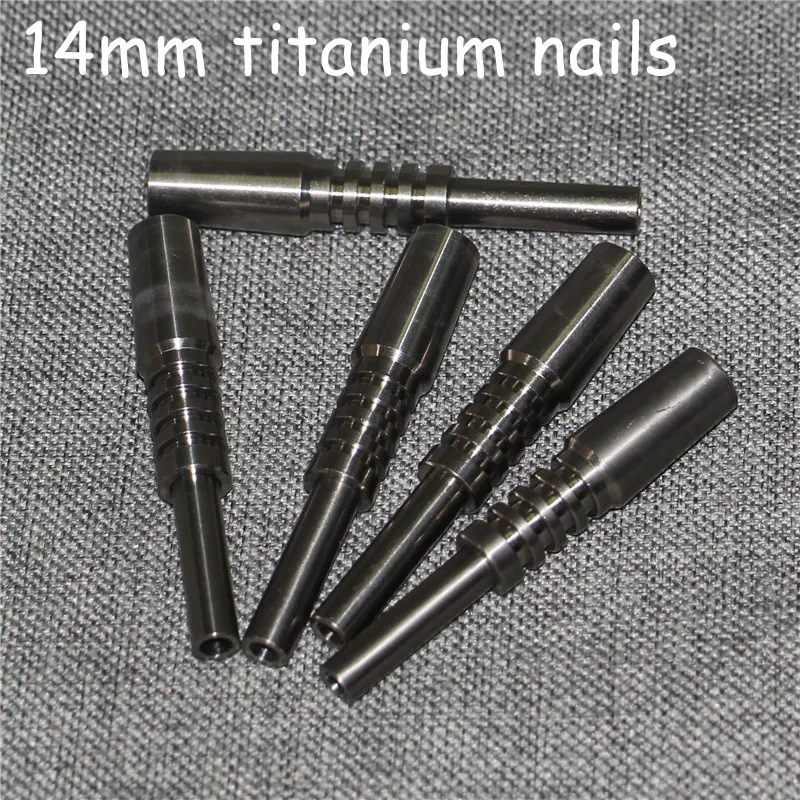 Palenie tytanu Wymiana Nail TI Porady Premium 14mm Odwrócone 2 paznokcie do Silikonu Kit NC