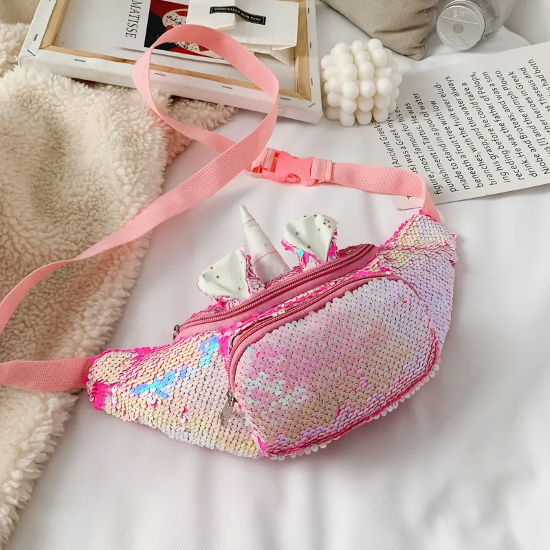 Justice unicorn fanny pack store
