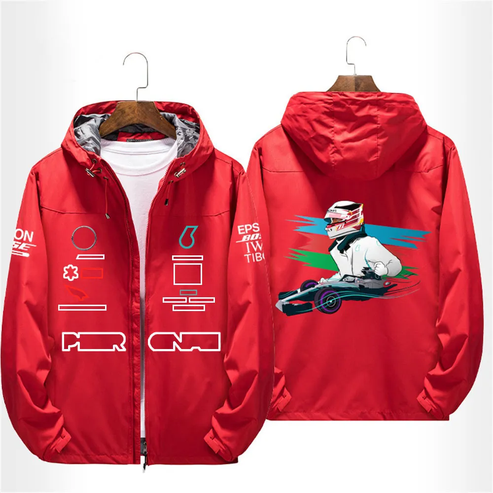 Herren Hoodies Sweatshirts Motorradbekleidung F1 Jacke Team Custom Kapuzenjacke Auto Arbeitskleidung Neue Rennanzug Freizeitjacke
