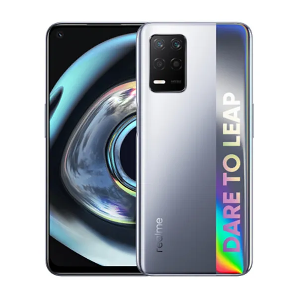 オリジナルのREALME Q3 5G携帯電話8GB RAM 128GB ROM Snapdragon 750GオクタコアAndroid 6.5 "全画面48mp 5000mAhフェイスID指紋スマート携帯電話