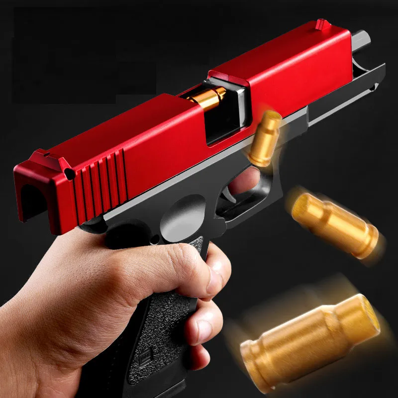 Nova pistola de brinquedo preto e branco plástico eva espuma dardos balas  toy gun modelo pistola iniciante mirar trem arma meninos diy presente