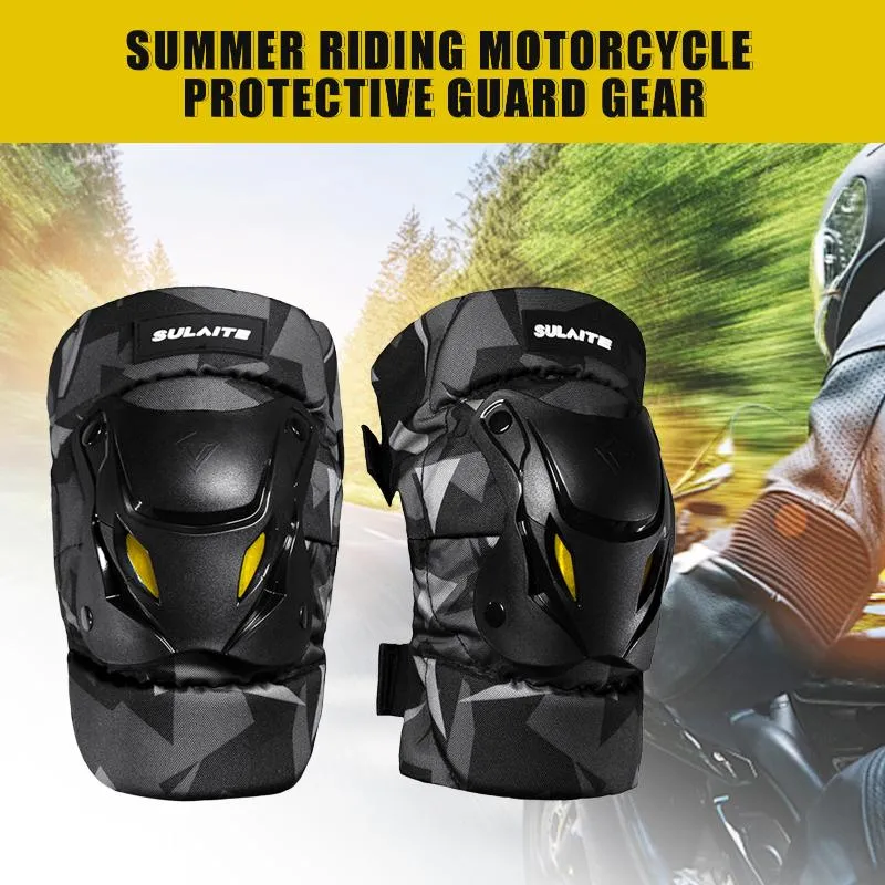 Motorcycle Armor 4pcs Protective Knee Pads Elbow Riding Gears Brace Protector Guards Realistic
