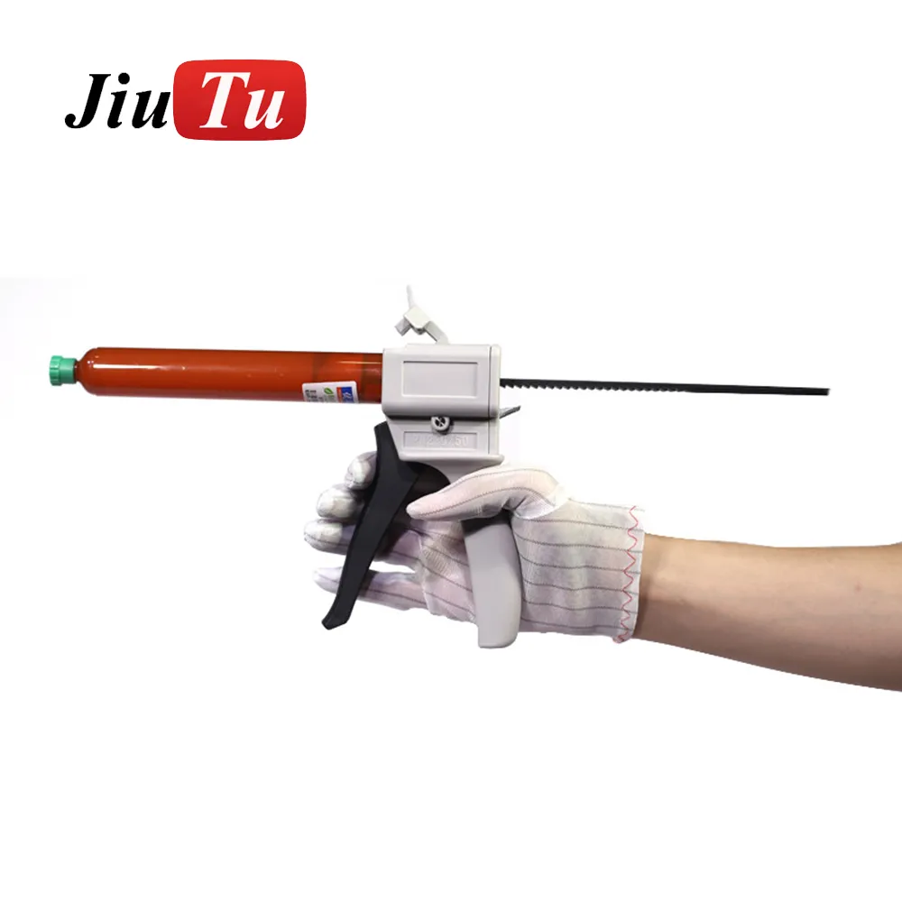 Jiutu UV Glue Gun Syringe Tapered Dispensing Needle Fluid Viscose Caulking Hand Tool