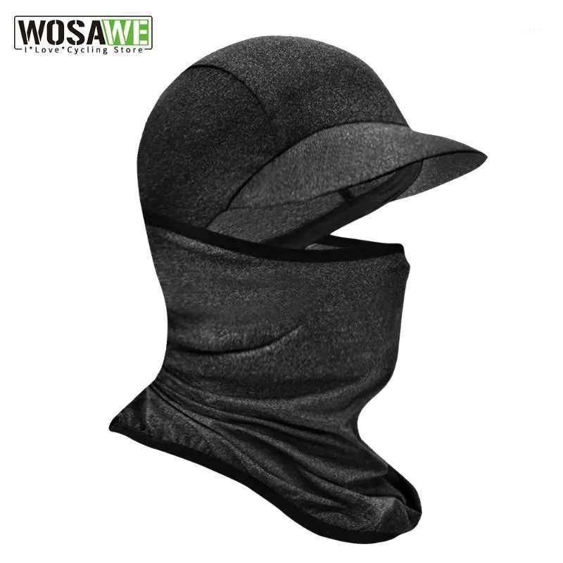 Sport Cykla Cap Bike Full Face Mask Headbonar Neck Warmer Män Kvinnor Scarf Skidcykel Motocycle Fleece Head Hat Caps Masks