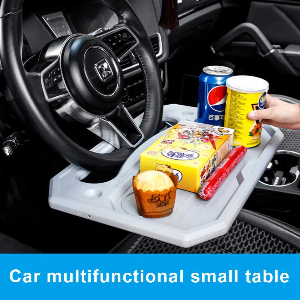 Car Table Steering Wheel Eat Work Cart Drink Food Trays Coffee Goods