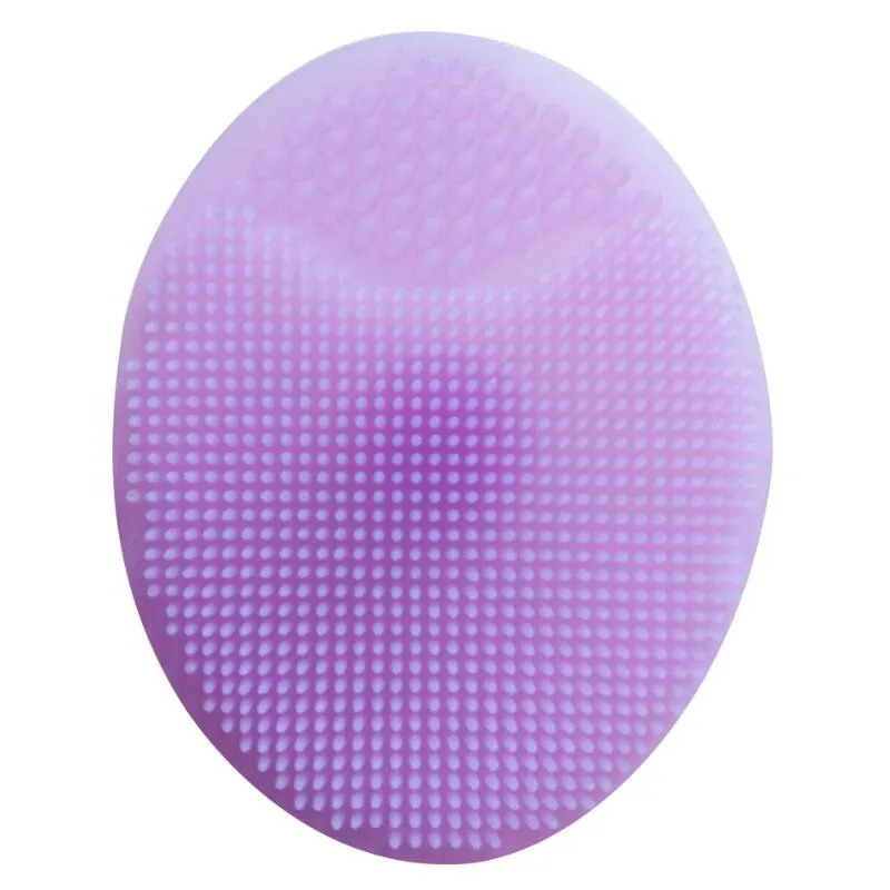 Soft face brush Facial Exfoliating Brush silicone Cleaning Pad Wash Face Facial Exfoliating Brush SPA Skin Scrub Cleanser Tool LX4515