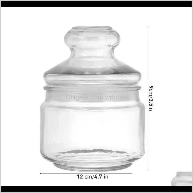 Glass Scented Tea Jar Transparent Storage Bottle Sealed With Lid (350/500ML) Bottles & Jars