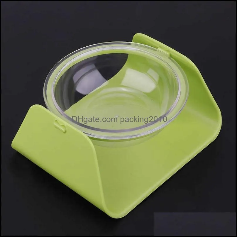 Pet Tilted Bowl Plastic Raised Cat Bowl for Cat Pet1