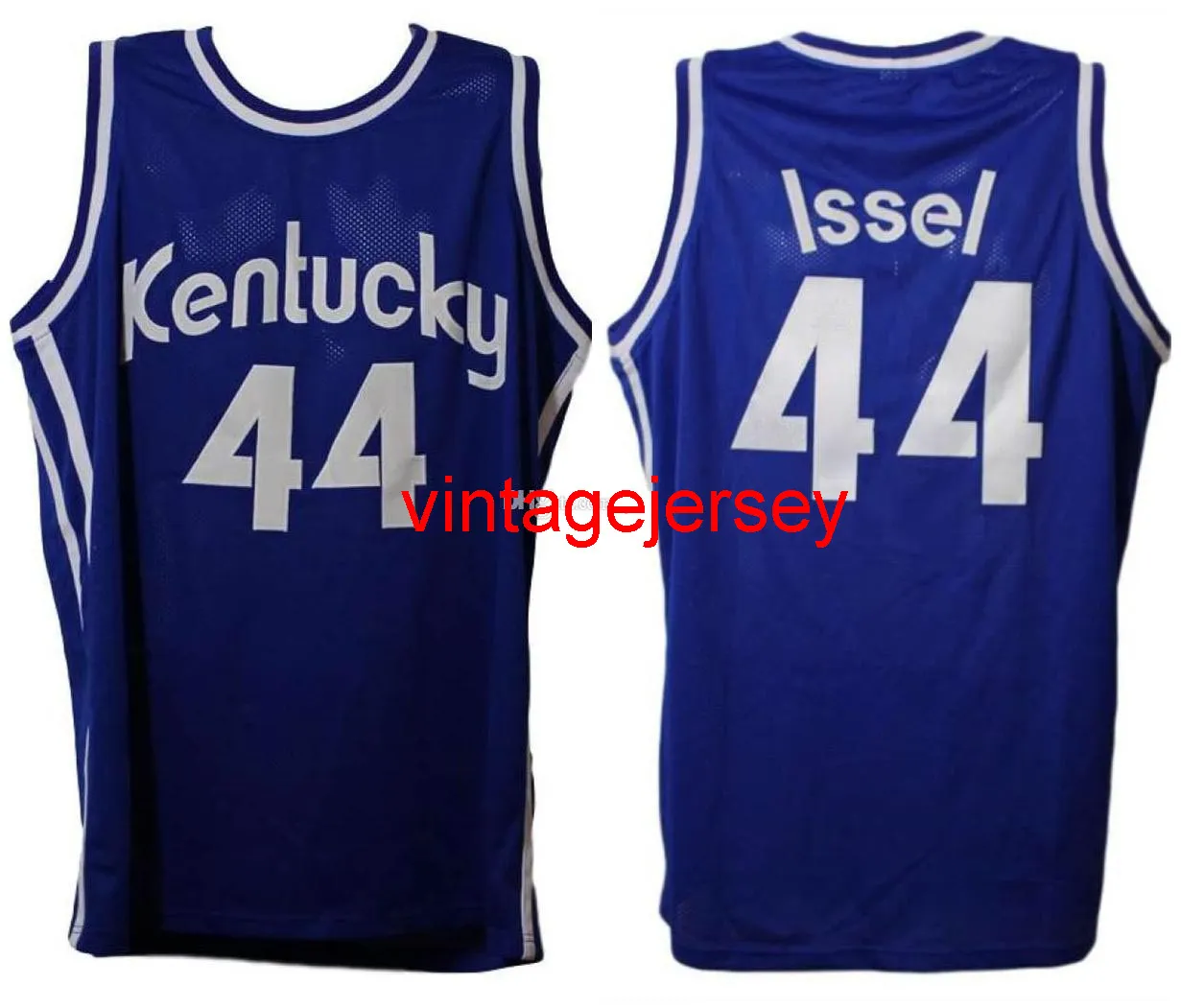 Dan Issel # 44 Kentucky Colonels Maillot de basket-ball rétro The Hourse Hommes Cousu Numéro Personnalisé Nom Maillots