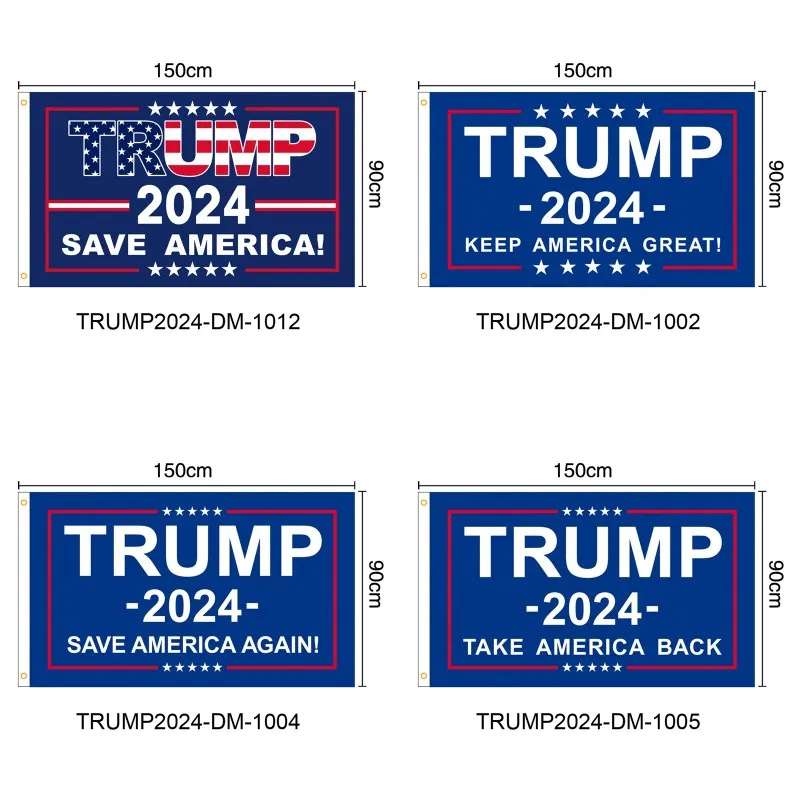 USA President Election Banner Flags 2024 Trump Campaign For Banners 90*150cm Save America Flag Colorful 12 63wf Q2