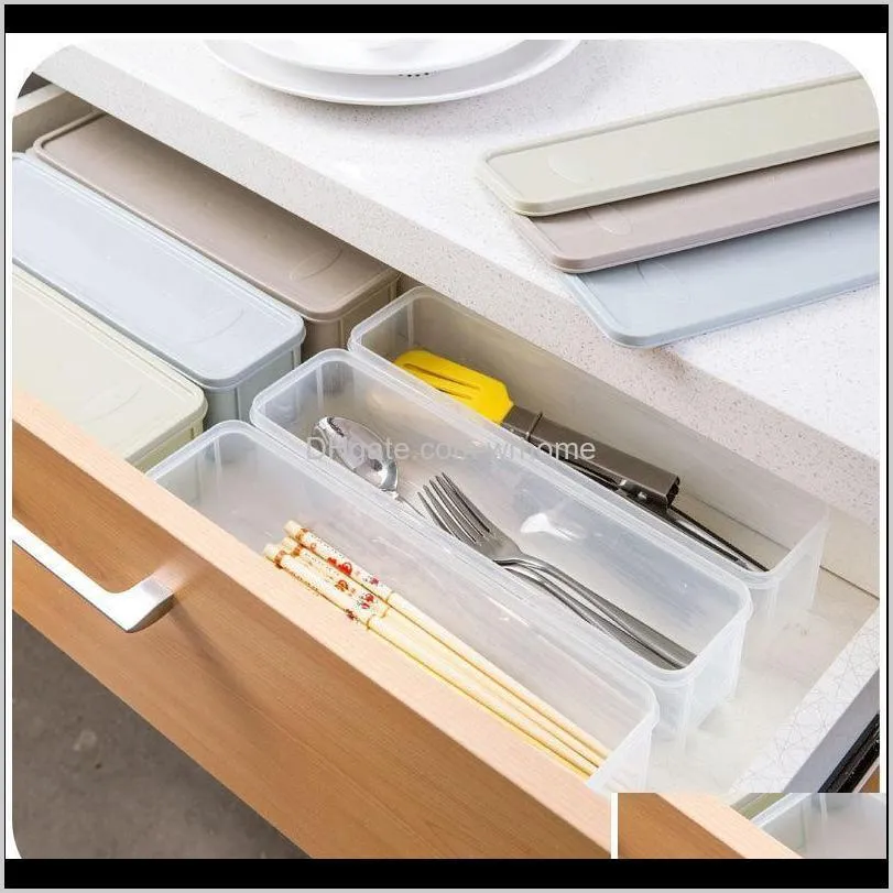 Refrigerator Storage Box With Lid Plastic Drawer Crisper Kitchen Noodle Fruits Container M56 Bottles & Jars