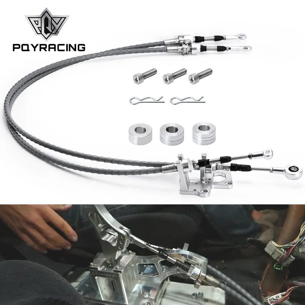 Shifter Cables With Trans Bracket Shift Linkage For RSX K20 K20A K24 K Series EG EK DC2 Race Type-S & K-Swap Vehicles PQY-SBP04