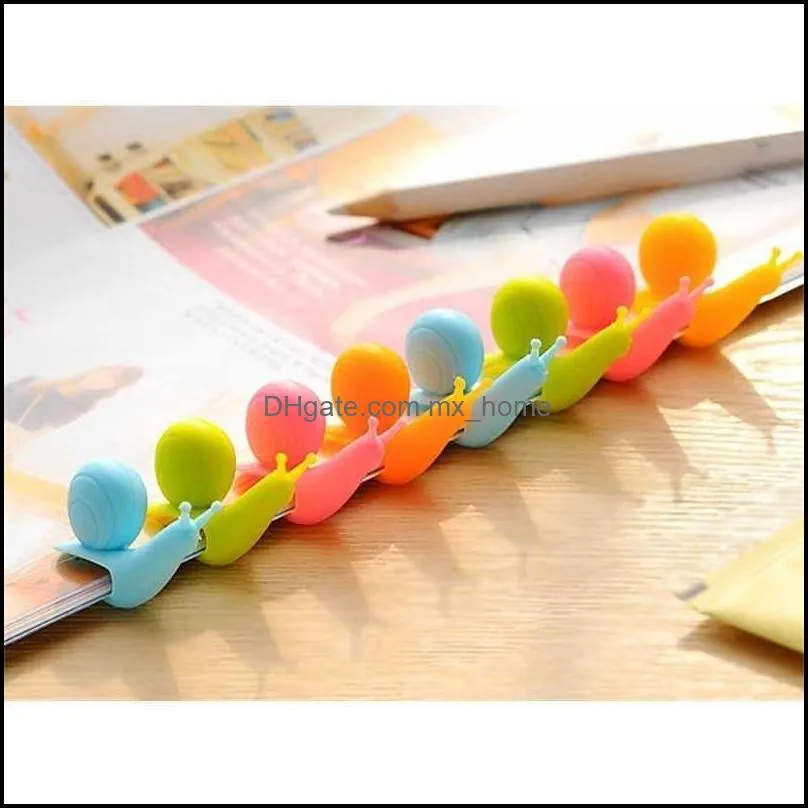 Coffee & Tea Tools Hanging Clips Silicone Snail Glass label Bag Holder Tea Infuser Accessories Novelty Households EEA1358-5 647O