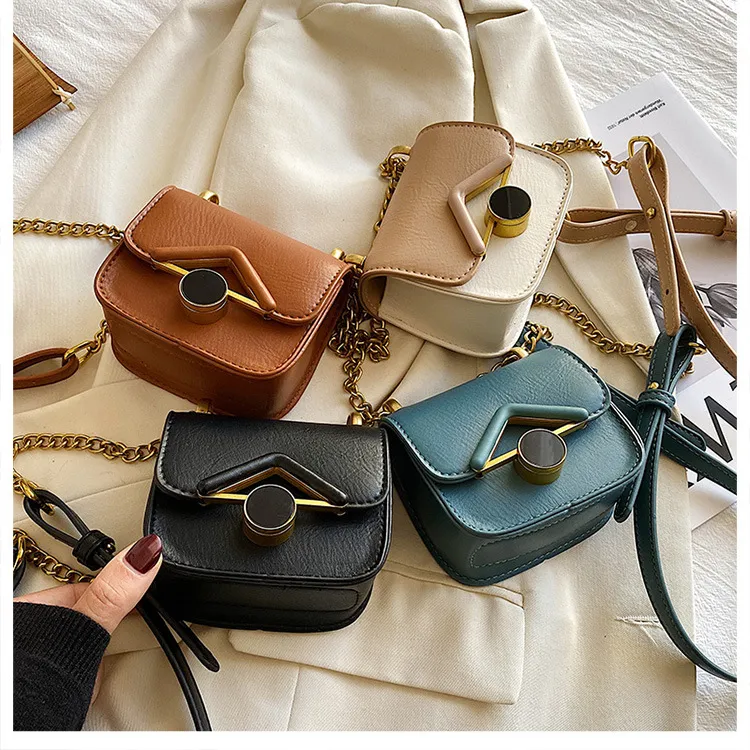 Meisjes mini handtas kinderen vrouwen leuke portemonnee baby portemonnee messenger tas mode 4 kleuren kind meisje schoudertas ketting ouder-kind diagonale squar bags geschenken