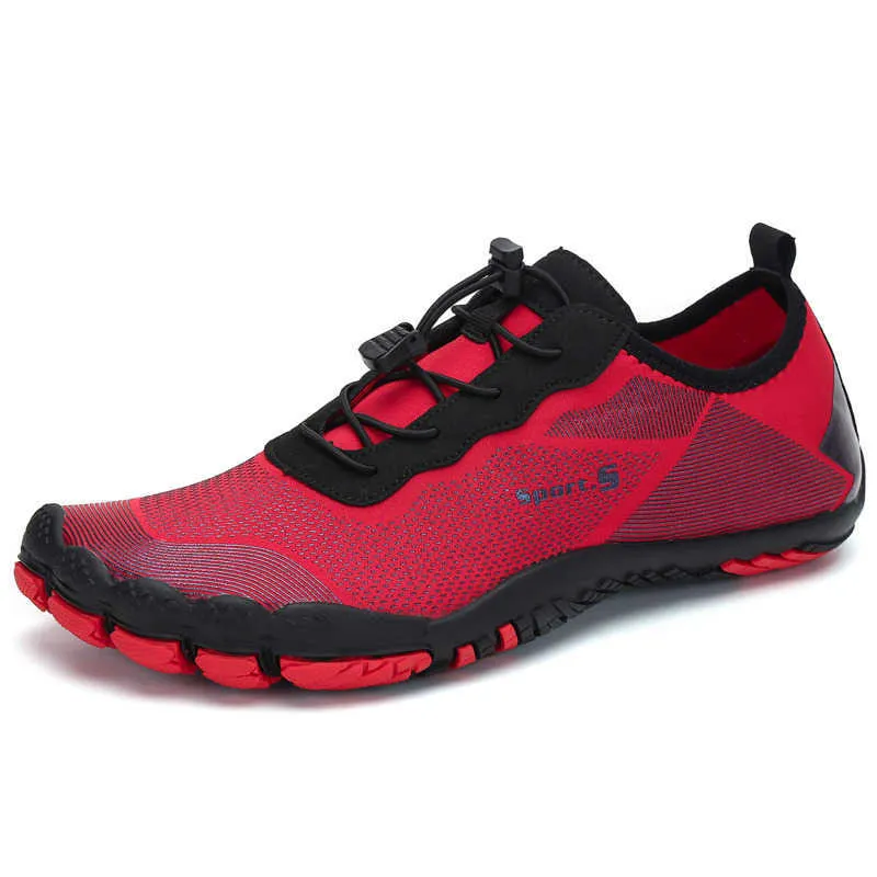 Red Barefoot Aqua Beach Hiking Shoes For Men And Women Perfect For