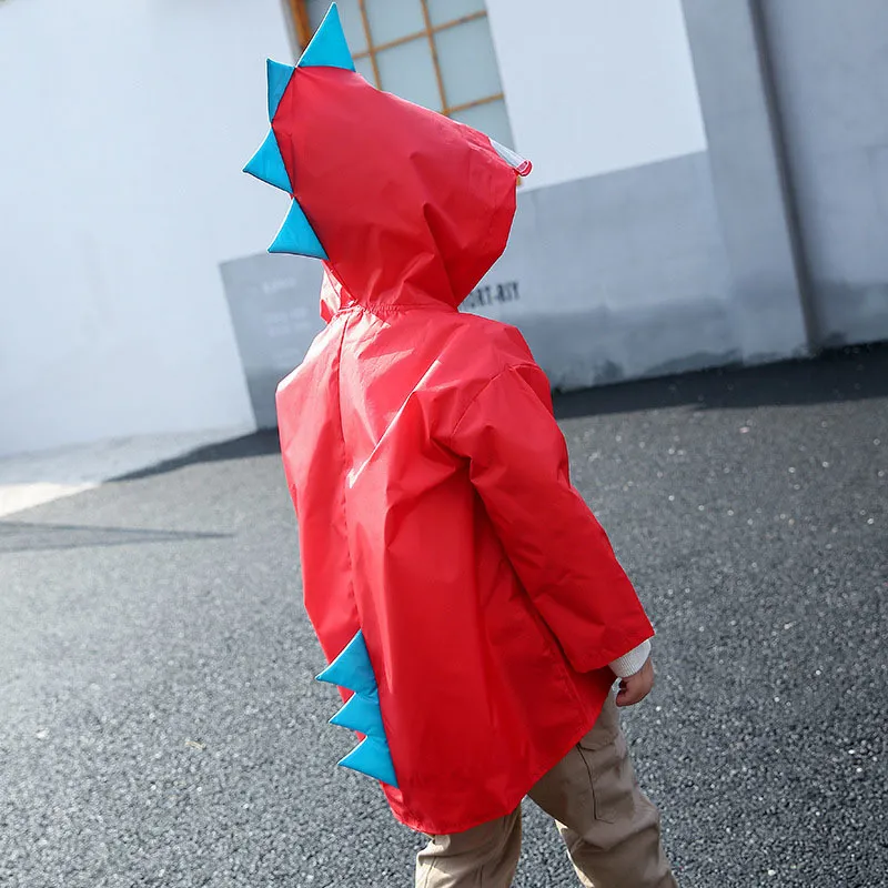 Kids dinosaur raincoat outlet