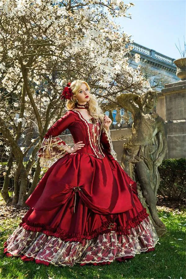 ball gown medieval princess dress