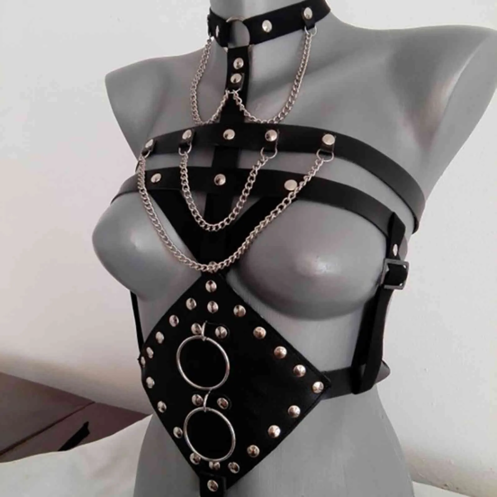 Bondages 6 Färger PU Erotisk Fetisch Klänning Mini Vuxen Spel Porr Camisole Sex BDSM Bondage Kvinnor Toy Ny Ankomst 1122